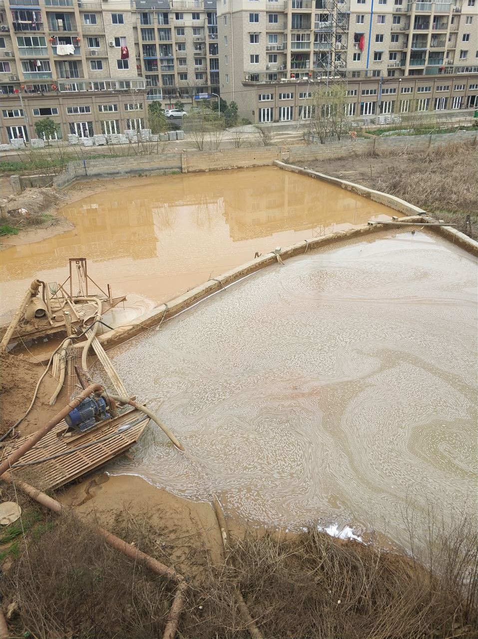 大通沉淀池淤泥清理-厂区废水池淤泥清淤