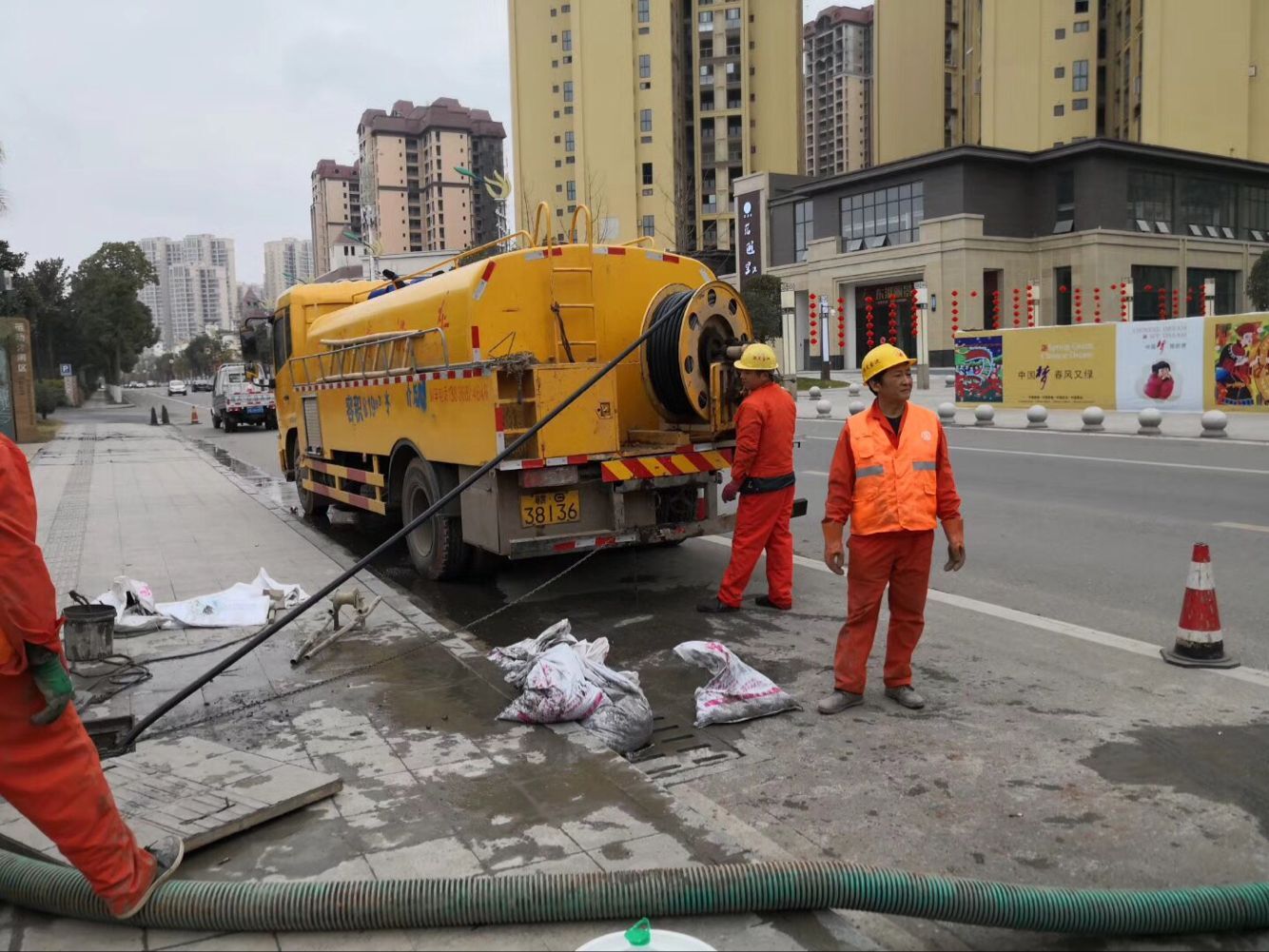 大通排污管道清淤-管道清洗